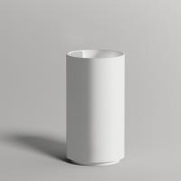 Salini ARMONIA TOP 201 Раковина напольн 450х450х850/950мм, без отв.под смес, донный клапан Up&Down, сифон, мат-л: S-Stone, матов белый (СЛИВ в пол)