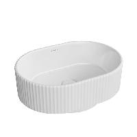 Kerama Marazzi Раковина ARTBASIN Vento накладная 50*36,6*18см, без отв. под смеситель, без перелива, белая глянцевая