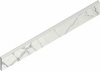 Charme Deluxe Invisible White Battiscopa Cer 7.2x60