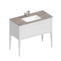 Kerama Marazzi Тумба PLAZA Classic NEO напольная 1 ящик 100, белая матовая