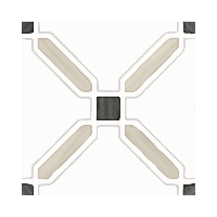 TANGER SAND CROSS/12,3X12,3