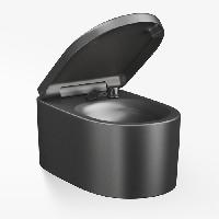 ARMANI ROCA ISLAND Смеситель для биде на 2 отверстия, с хромированным донным клапаном, цвет Nero