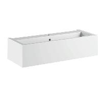 KERASAN KANAAL Раковина подвесная ,с 1 отв под смес, 120х40х25 см, цвет белый глянец