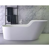 KNIEF Glow Ванна отдельностоящая симметричная  182х84х70/50см  со сливом, цвет белый матовый