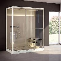 Effegibi Logica H Filo Сауна 214x250h217см, в нишу R.H., цвет: Soft Sand