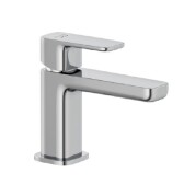 Смеситель для раковины, Kludi, Renon, 85, Push-Open, цвет-черный матовый 