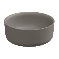 Раковина накладная 42 см GSG Ceramic Design Hit! HILAVRO42030, Cashmere Matt