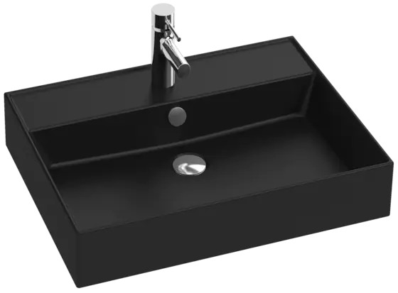 EXBH112-NGM Vivienne Vivienne, раковина-столешница, 60 см, матовая черная 