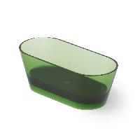 DEA DESIGN Shadow Ванна отдельностоящая 160x70xh58 см, материал: Glasstech прозрачная смола, цвет: Emerald R3