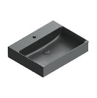 Catalano PREMIUM Раковина 60x47, с 1 отв. под смеситель, покрытие Cataglaze+ , цвет черный матовый