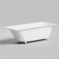 Salini ORLANDA PLUS Встраиваемая ванна 1900х1000х600мм, прямоуг. чаша, мат-л: S-Sense, матовый, белый  (без слива-перелива)