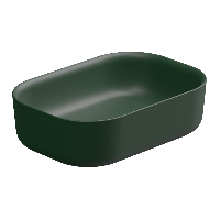 Раковина накладная 60x42 см GSG Ceramic Design Hit! HILAVRE60036, Smeraldo Matt