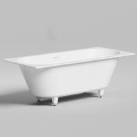 Salini ORNELLA AXIS KIT 190 Встраиваемая ванна 1700х750х600мм, прямоуг. ,мат-л: S-Sense, дон. кл. "Up&Down",слив -перел.белый матовый