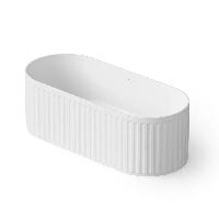 DEA DESIGN Stripes Ванна отдельностоящая 170x72xh56 см, материал: Solid Surface искуственный камень, цвет: White №18