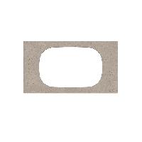 Kerama Marazzi MAGICA Столешница из керамогранита для раковин, встраив. сверху Риккарди 90 см, бежевый мат. (без отв.)