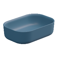 Раковина накладная 60x42 см GSG Ceramic Design Hit! HILAVRE60027, Denim Matt