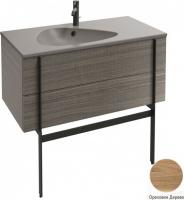 EB3032-E16 тумба под раковину NOUVELLE VAGUE 2 ящика /100/(ореховое дерево)