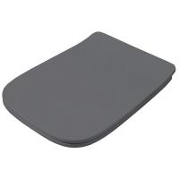 Artceram A16 Крышка с сиденьем Slim для унитаза, механизм soft-close, цвет blu denim/хром
