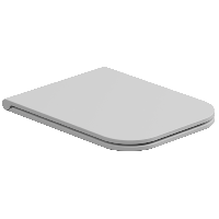 Крышка с сиденьем для подвесного унитаза с микролифтом GSG Ceramic Design Brio BRCOPRSLTICR001, белый матовый