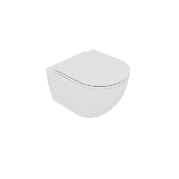 Чаша подвесного унитаза GSG Ceramic Design Like LKWCSOXXS000 укороченная, белый глянцевый