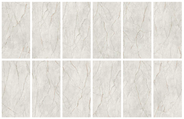 Гранит керамический K-2141/MR MGNOVENIE Light Gray 60х120x1 см 