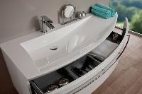 Puris Crescendo, раковина из минерального литья 1400 мм правая, цвет белый