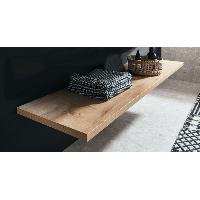 Puris Rounds, столешница отдельновисящая 920 мм (вкл. крепеж), цвет дуб натуральный