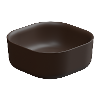 Раковина накладная 42 см GSG Ceramic Design Hit! HILAVQU42035, Cacao Matt