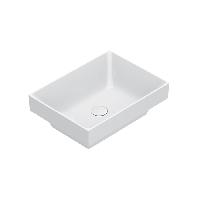 Catalano ZERO Раковина 50x37 встраиваемая, без отв. под смеситель, покрытие Cataglaze+, цвет белый глянцевый