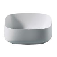 ARTCERAM COGNAC Раковина настольная Quadro 46x41 см, цвет белый глянец, покурытие Saniglaze