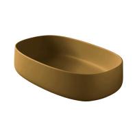 Artceram  Cognac  Раковина настольная 55x35 см, цвет ombra cipro naturale (фактура - необработанная глина) (Не производится)