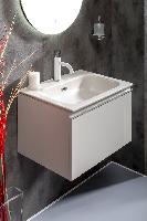 Тумба без раковины Vallessi 60*46см WHITE, 1 полка