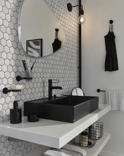 EXBH112-NGM Vivienne Vivienne, раковина-столешница, 60 см, матовая черная 