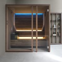 Effegibi Yoku S Door Сауна 202x180h214см, DX, цвет: термообработанная древесина