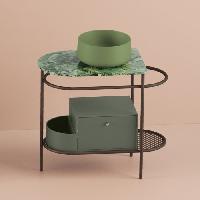 ArtCeram COGNAC Раковина накладная , 42 см, без отв под смеситель, без слив-перелива, цвет verde salvia (НЕ производится!)