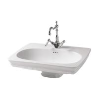 Artceram CIVITAS Раковина подвесная 68х50 см, са 1 отв под смес. цвет белый