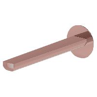 Newform Haka Излив для раковины из стены, длина 229 мм, с подключением на 1/2”, цвет: PVD brushed copper bronze