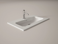 Visobath, керамическая раковина Idea 80 см, цвет белый глянцевый