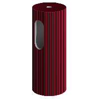 Пьедестал для раковины рифленый Corian 300*720 Burgundy