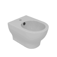 Биде подвесное GSG Ceramic Design Speed SPBISO000, белый глянцевый