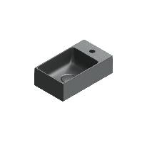 Catalano PREMIUM Раковина 40x23, с 1 отв. под смеситель, покрытие Cataglaze+ , цвет черный матовый