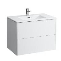 Laufen Pro S Комплект, раковина и база 800х500х610 мм, с 1 отв под смеситель,с 2 ящиками с мех. push-and-pull, белый глянцевый