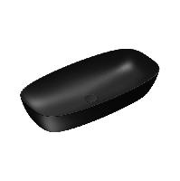 Catalano ALVEA Раковина 80x40 накладная, без отв. под смеситель, покрытие Cataglaze+, цвет черный матовый