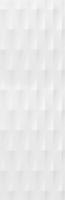 Плитка Trendy рельеф пики белый 25х75