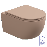 Чаша подвесного унитаза со смывом Smart Clean GSG Ceramic Design Like LKWCSO032, Cipria Matt