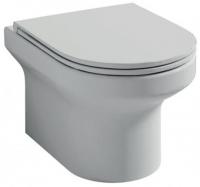 EDX114RU-00 Elite Rimless подвесной унитаз в комплекте с тонким сиденьем, креплениями, розовая уп.