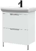 Тумба под умывальник Мадейра Н 65-01, Белый глянцевый (1)