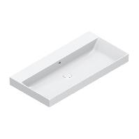 Catalano ZERO Раковина 100x50, без отв. под смеситель, покрытие Cataglaze+, цвет белый глянцевый