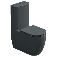 Чаша напольного унитаза биколор GSG Ceramic Design Like LKMBLBI000/028P, White/Ebano Matt