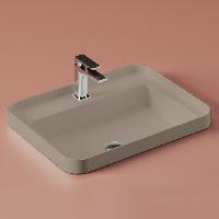 Artceram FUORI SCALA Раковина встраиваемая, 60х45см, c 1 отв под смеситель, без перелива, цвет: matera